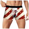 Explosões de Natal Transfronteiriças Europeias e Americanas Cabeça de Rena Impressa em 3D Respirável Confortável Cuecas Boxers Personalizadas Masculinas