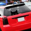 Adesivos de carro de comércio exterior gato espiando adesivos de carro gato preto espiando fenda da porta janela do carro adesivos de carro adesivos de arranhão adesivos decorativos