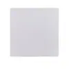 Cartão em Branco Quadrado Cartão de Plástico Etiqueta de Cartão Quadrada com Furo Formato Quadrado Placa de Suporte Quadrada