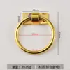 Manija de Anillo Circular Estilo Europeo Manija de Tirador de Anillo de un Solo Agujero para Gabinete Armario Manija de Puerta Manija de Ferretería para Habitación Infantil