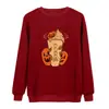 Comercio exterior Amazon moda europea y americana cuello redondo estampado Halloween patrón divertido hombres y mujeres CuCuello redondo