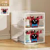 Caja de zapatos transparente a prueba de polvo y engrosada para dormitorios y apartamentos pequeños de alquiler, estante para zapatos que ahorra espacio, zapatero simple