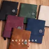 Set de caja de regalo para cuaderno, personalizable con impresión de logotipo, cubierta de cuero gruesa de alta resistencia, cuaderno de trabajo de alta gama, papelería premium