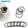 TOOPRE junta de piñón de cassette tipo ranura para bicicleta de montaña anillo de junta de base de piñón de cassette base de piñón de buje de bicicleta de carretera junta de ajuste fino
