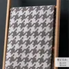 Tela Simple de Sofá Pied de Poule, Funda de Cojín de Lino Engrosado en Forma de Diamante, Cojín Decorativo, Cojín de Sofá, Tela Decorativa Hecha a Mano
