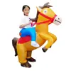 Amazon Disfraz de Caballo Inflable Caballo de Performance Personaje de Escenario Atrezo Disfraz Caballo con Silla Roja Halloween Transfronterizo