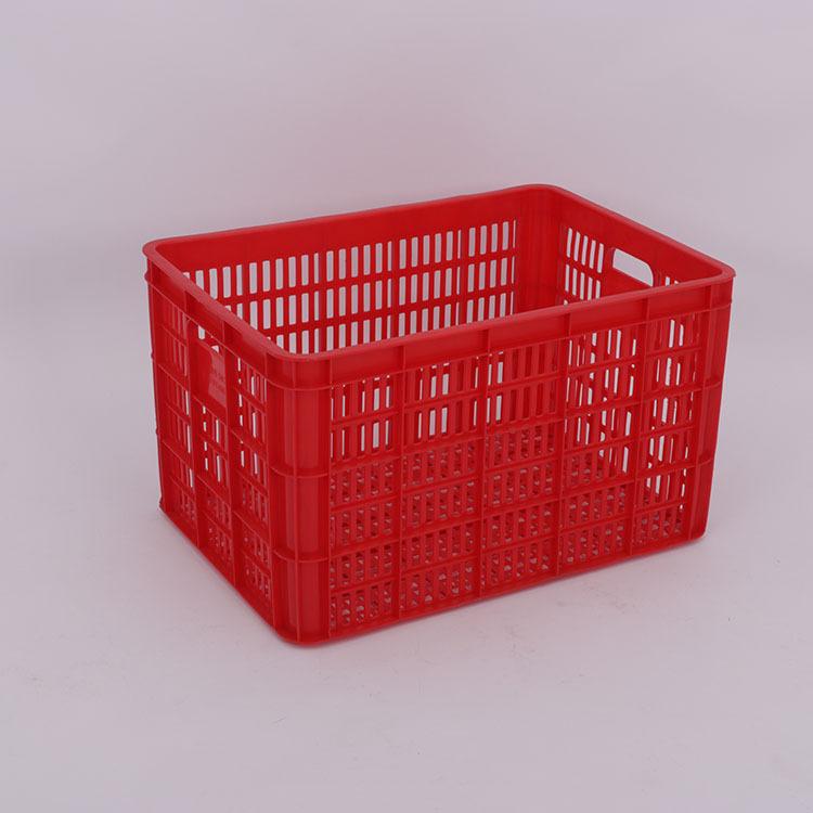 红色塑胶周转筐如顺塑业型号 592 内570*40