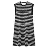 [Algodón Puro] Camisón de Verano para Mujer, Vestido de Longitud Media sin Mangas, Ropa de Casa Casual Holgada, Se Puede Usar Afuera