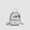 Mochila Acolchada con Cadena y Textura de Nicho para Mujer 2026 Nueva Moda Versátil Mochila Pequeña Bolso de Hombro Único para Viaje para Mujer