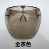 Gafas Transparentes de Cara Completa Transfronterizas Máscara Protectora A Prueba de Salpicaduras Máscara Espacial Espejo Espacial Antivaho Colorido