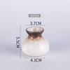 Copo de Gelo Seco para Sashimi Panela Churrasqueira Pote Pequeno Panela Quente Recipiente de Gelo Seco para Copo Prato Decoração Vaso Cerâmico Japonês