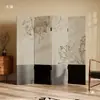 Divisória de Tela Usada para Fundo de Sofá na Sala de Estar, Escritório, Quarto, Sala de Casa, Dobrável, Móvel, Nova Decoração Estilo Chinês