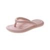 Atacado de Fábrica Chinelos para Verão Feminino para Uso Externo Solado Rasteiro Praia Beira-Mar Chinelos Frescos com Pérolas Estilo Quente Celebridade da Internet