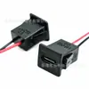 Conector fêmea Tipo-C preto tipo encaixe com cabo, comprimento do cabo 15cm, 2P, 24AWG, certificado CE, LN-068