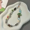 Isla de Cachorros Árbol de Coco Lanyard CCD Funda para Teléfono Móvil Colgante Polaroid Accesorios Antirrobo Cuentas Hechas a Mano DIY