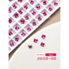 Joias de Diamante para Nail Art Ponto Vermelho Rosa Diamante de Fundo Pontiagudo Flash de Diamante Ovo de Pombo Coração Torto Borboleta Diamante de Formato Especial Decoração para Nail Art Diamante Atacado