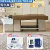 Cama de Champú de Acero Inoxidable, Barbería, Salón de Peluquería, Cama de Terapia Capilar, Cama de Cuidado Capilar con Fumigación por Circulación de Agua a Temperatura Constante, Cama de Masaje con Chorro de Agua