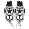Peças Modificadas para Motocicleta Pedaleiras de Liga de Alumínio CNC Pedais Metálicos Antiderrapantes Pedaleiras Traseiras Universais Resistentes ao Desgaste
