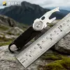 Navaja Plegable para Exteriores, Mosquetón Multifuncional de Acero Inoxidable, Herramienta Portátil para Llavero de Camping al por Mayor