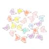 Acrílico Transparente Multi-estilo Luz Cor Contas DIY Cabelo Corda Pulseira Contas Jóias Acessórios Contas De Cores Misturadas
