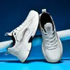 Zapatos nuevos para hombre, talla 46 para otoño e invierno, talla 48, talla 47, zapatillas deportivas para hombre, parte superior de cuero, zapatos de papá, zapatos casuales para deportes al aire libre para hombre