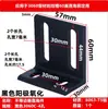 Suporte Angular Ajustável de Lado Desigual Ângulo Reto de 90 Graus Conector de Suporte Angular Vertical Perfil de Alumínio Ângulo de Reforço em L Peça de Fixação de Alumínio