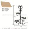 Soporte de flores de suelo nórdico para interiores de comercio exterior, de metal, sencillo y hermoso, soporte de flores para bonsái, de hierro tradicional, trabajo fino, boutique