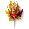 Ramas Simuladas de Hoja de Arce y Bayas Ramo para Jarrón de Halloween Rama Única Rama de Flor de Festival de la Cosecha Decoración de Hoja de Arce de Calabaza de Otoño