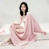 Toalla de Baño de Fibra Ultrafina Juvenil para Mujer Bordado Lindo Secado Rápido Absorbente Toalla de Baño para Salón de Belleza Peluquería