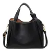 Bolso Cruzado de Cuero Suave Tipo Cubo para Mujer, Cruzado, Gama Alta, Gran Capacidad, Bolso de Hombro Sencillo para Mujer, Bolso de Mano para el Trabajo y los Viajes