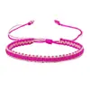 Pulsera Juvenil de Dos Tonos Estilo Nuevo Transfronteriza, Colorida Cuerda Tejida a Mano de Moda, Pulsera Ajustable Fabricante del Festival del Bote del Dragón