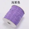 Rolo Grande de Couro PU Multicor com Fio de Cera Coreano para Colares, Pulseiras, Pingentes, Miçangas e Materiais de Corda para Tecelagem Artesanal DIY Atacado