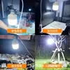 Lâmpada Recarregável de LED para Barracas de Feira Noturna, Uso Doméstico, Iluminação de Emergência ao Ar Livre, Lanterna de Camping com Bateria de Longa Duração