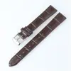 Correa de Cuero con Patrón de Bambú para Mujer, Resistente al Agua, al Sudor y Duradera, Cadena de Reloj, Accesorios para Reloj, Correa Plana Fina Ultrafina, Alta Calidad