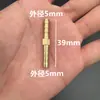 Conector de cobre reto para mangueiras de água de borracha flexível 4mm-25mm, conexão plástica direta para mangueira de água flexível, conector de mangueira de gás