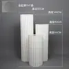Soporte de exhibición de columna romana, columna plegable para bodas, mesa de postres, columna blanca, suministros de decoración para escenas de cumpleaños de papel