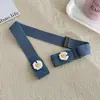 Cinturón de Jeans de Mezclilla de Fábrica, Cinturón Elástico Ajustable sin Costuras para Hombres y Mujeres, Cinturón Perezoso sin Agujeros, Versátil e Invisible