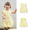 Vestido Bebê Balabala Vestido Princesa Bebê Vestido de Verão Meninas Novo Estilo 2025 Doce, Fofo, Simples e Confortável