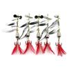 Señuelo Señuelo Falso Anzuelo de Pluma Señuelo de Lentejuela Giratoria 8G13G Metal Señuelo Señuelo Falso Lubina Pez Mandarín Equipo de Pesca