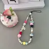 Industria Pesada Chaomei Abalorios de Porcelana Piedra Natural Cadena para Cámara de Teléfono Móvil ccd Decoración de Cuerda Colgante para Llavero de Coche Sentido Avanzado Universal