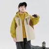 Chaqueta acolchada para niños Otoño 2026 nuevo estilo para niños medianos y mayores Estilo Primavera Otoño Invierno Cortavientos desmontable tres en uno para niños