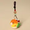 Chaveiro Pingente Escultura em Madeira Artesanal Papagaio Artificial Pingente para Bolsa Casal Pássaros Fofos Presente