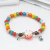 Pulseira de Cerâmica Jingdezhen, Pulseira Trançada Artesanal Fresca e Simples para Mulheres, Pulseira de Contas Artística Estilo Antigo, Atacado Nicho Luxo Leve
