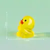Paisaje en miniatura, figuras creativas y lindas de perro y pato brillantes, adorables dijes pequeños, decoraciones para casa de muñecas DIY, accesorios de caja sorpresa, pequeños adornos