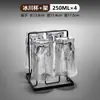 Vaso de Vidrio con Patrón de Glaciar de Alta Calidad para Uso Doméstico, Vaso de Whisky de Gran Capacidad, Vaso para Bebidas Frías de Verano y Té
