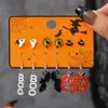 Venta Caliente Transfronteriza Europea y Americana Combinación de Pendientes de Halloween Dibujos Animados Divertidos Cabeza de Calabaza Fantasma Murciélago Elemento Set de Pendientes