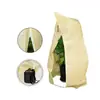 Capa de árvore não tecida para proteção contra o frio, capa quente com cordão, proteção de plantas de inverno contra frio e poeira