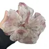Goma para el pelo retro francesa de organza texturizada degradada para mujer, nuevo modelo 2026 en rosa ahumado, creando un accesorio para el pelo atmosférico