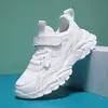 Zapatos Ligeros de Malla para Niñas Zapatos Transfronterizos para Niños Grandes Velcro Estilo Otoño e Invierno Directo de Fábrica Superficie de Cuero para Hombre Impermeable