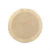 Tapete individual simples estilo nórdico de papel PP com franja de corda redonda tecido isolamento térmico anti-queimadura base de prato de mesa base para panela